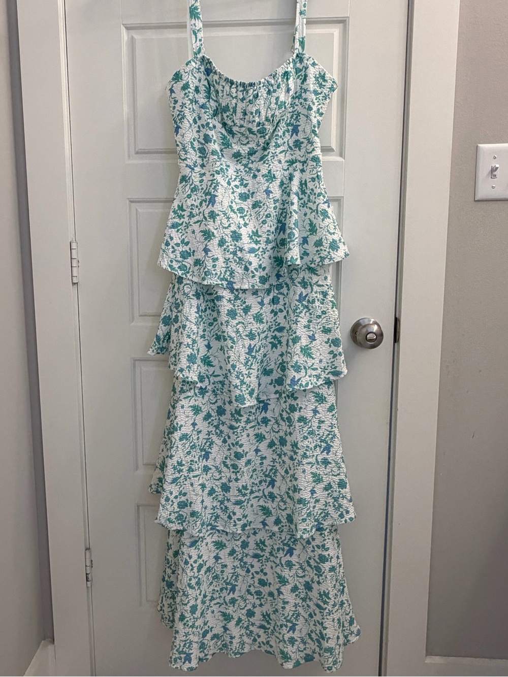 Selfie Leslie Tiered Maxi Dress Women’s XXL (12)